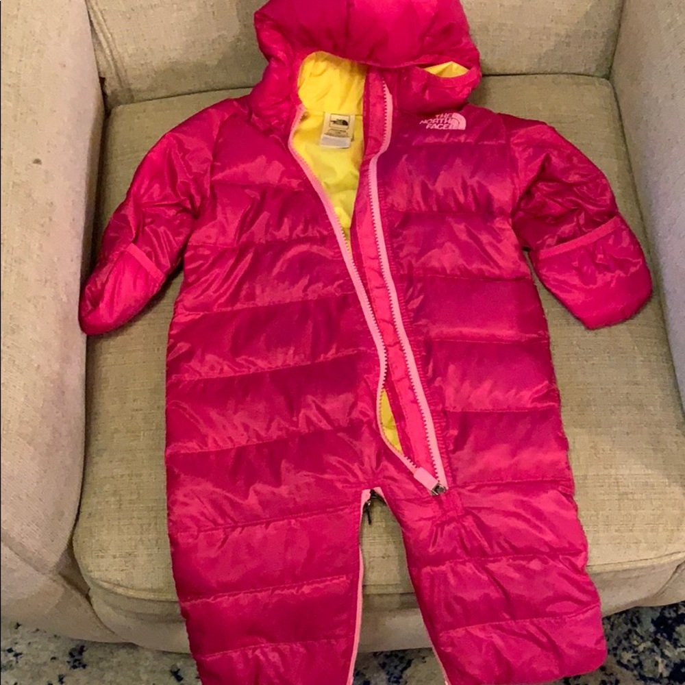 North Face Snowsuit/ Bunting- Size 3-6M